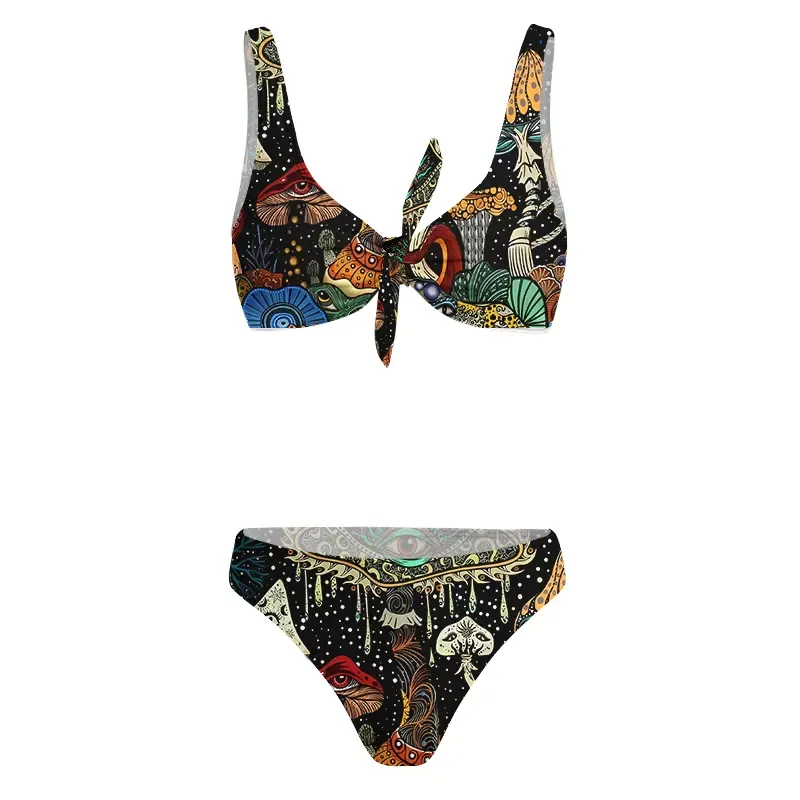 Soulisfree The Eyes of Nature Glitch Bow Bikini