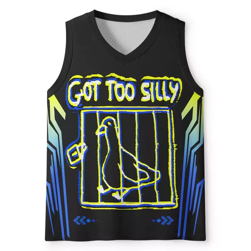 Designed Soulisfree Got Too Silly Mesh Tank