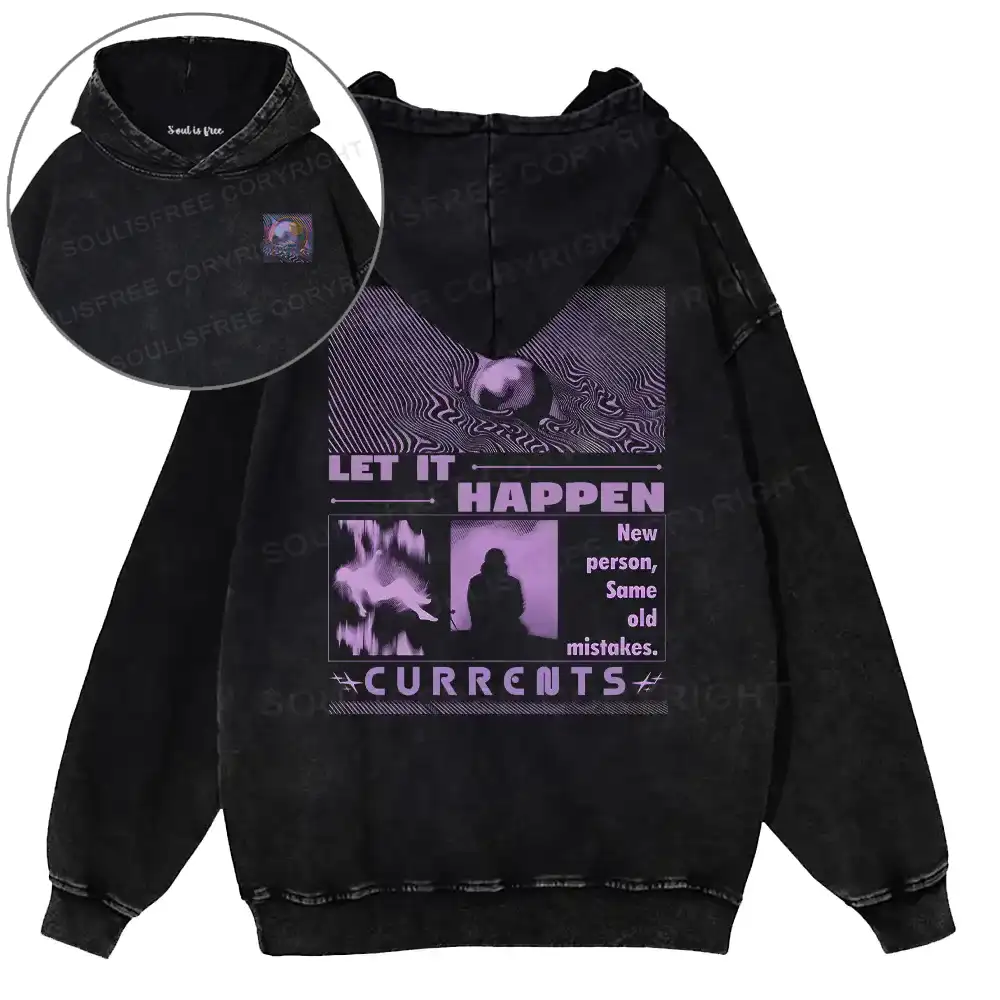 Let It Happen PixiesWashed Hoodie