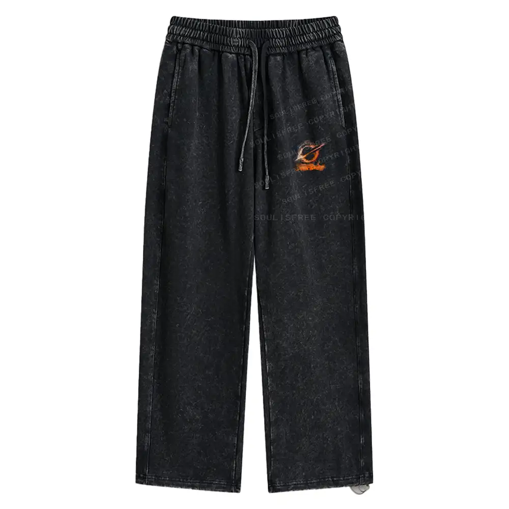 The Cycle Ends Washed Baggy Sweatpants