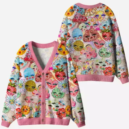 Dream Bloom Ugly Cardigan Sweaters