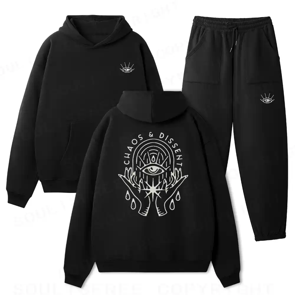 Eye of Rebellion Fleece Hoodie Set