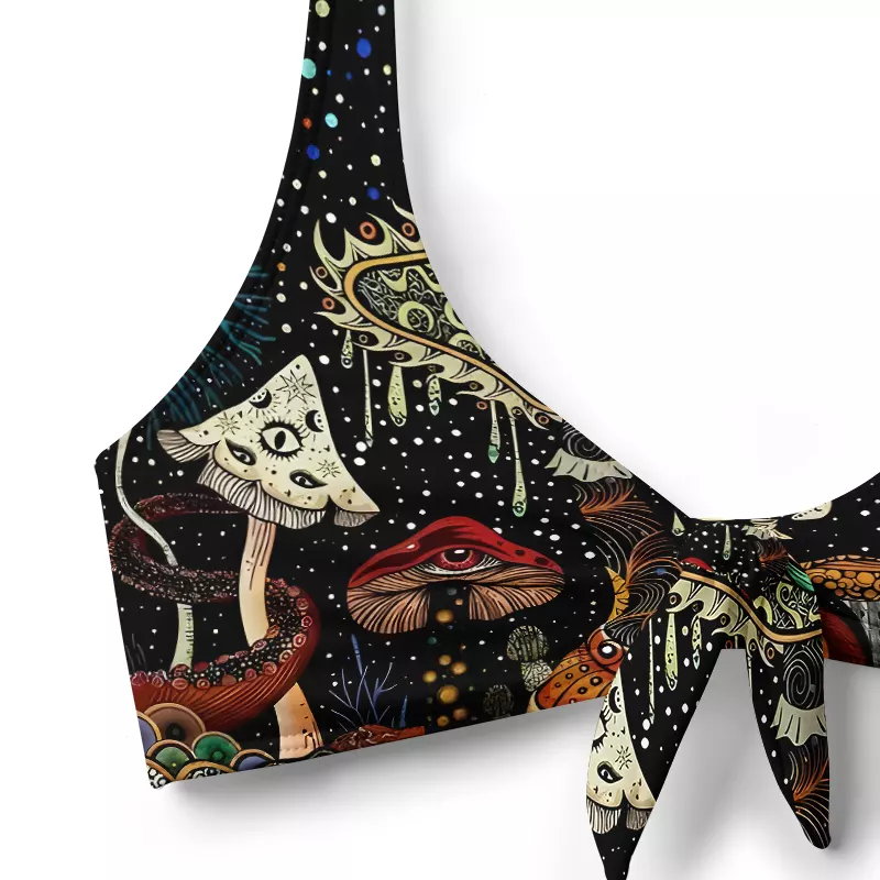 Soulisfree The Eyes of Nature Glitch Bow Bikini