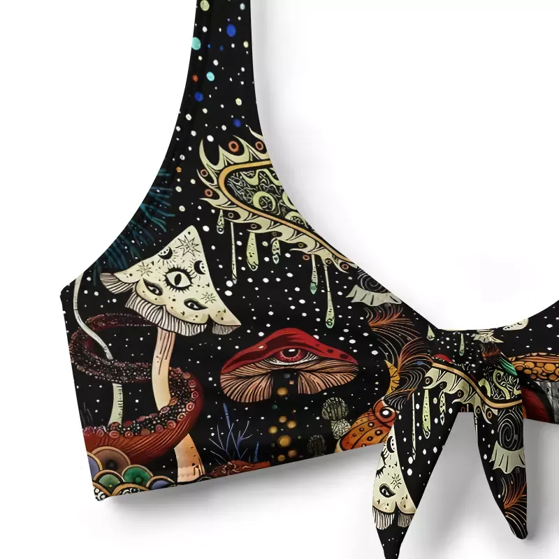 Soulisfree The Eyes of Nature Glitch Bow Bikini