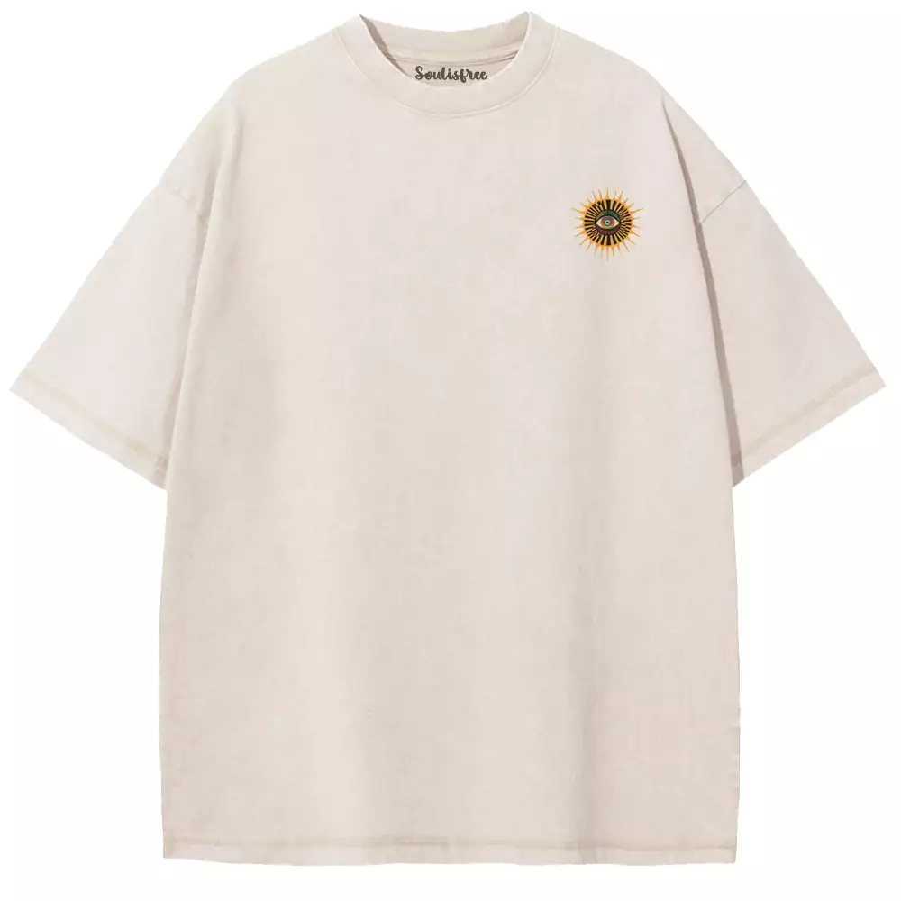 THE SUN WILE RISE AND WE WILL TRY AGAIN Washed T-shirt