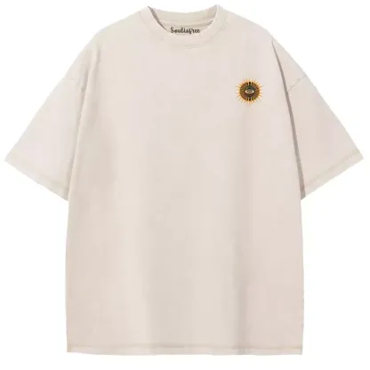 THE SUN WILE RISE AND WE WILL TRY AGAIN Washed T-shirt