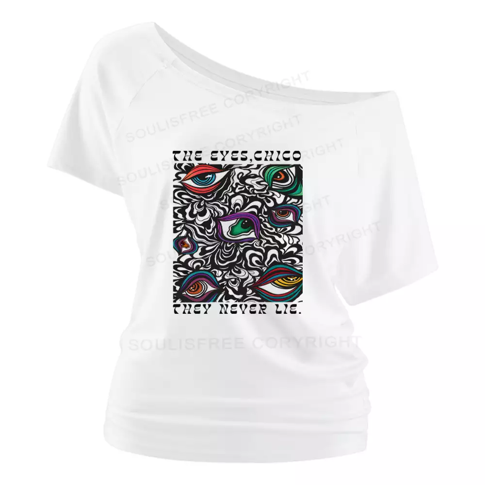 The Truth Is In Your Eyes Off Shoulder To