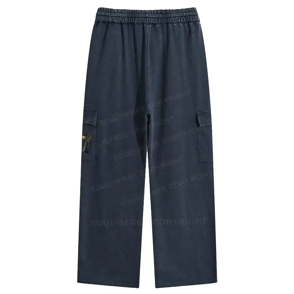 Layers of Masks Washed Cargo pants