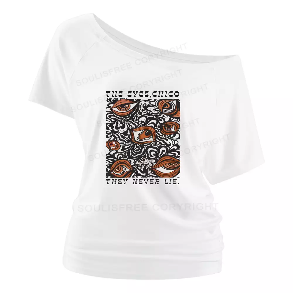 The Truth Is In Your Eyes 1  Off Shoulder To