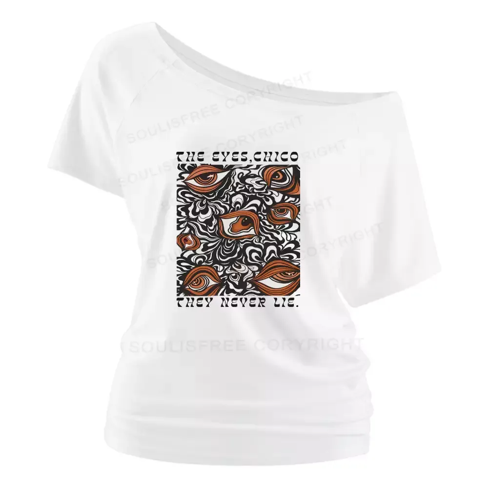 The Truth Is In Your Eyes 1  Off Shoulder To