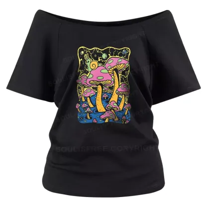 Mushroom World Off Shoulder Top