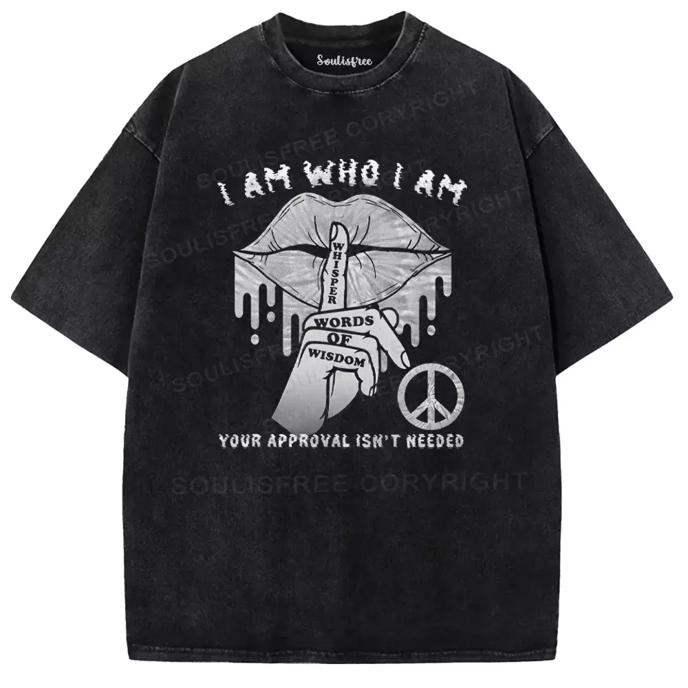 I Am Who I Am Washed T-shirt