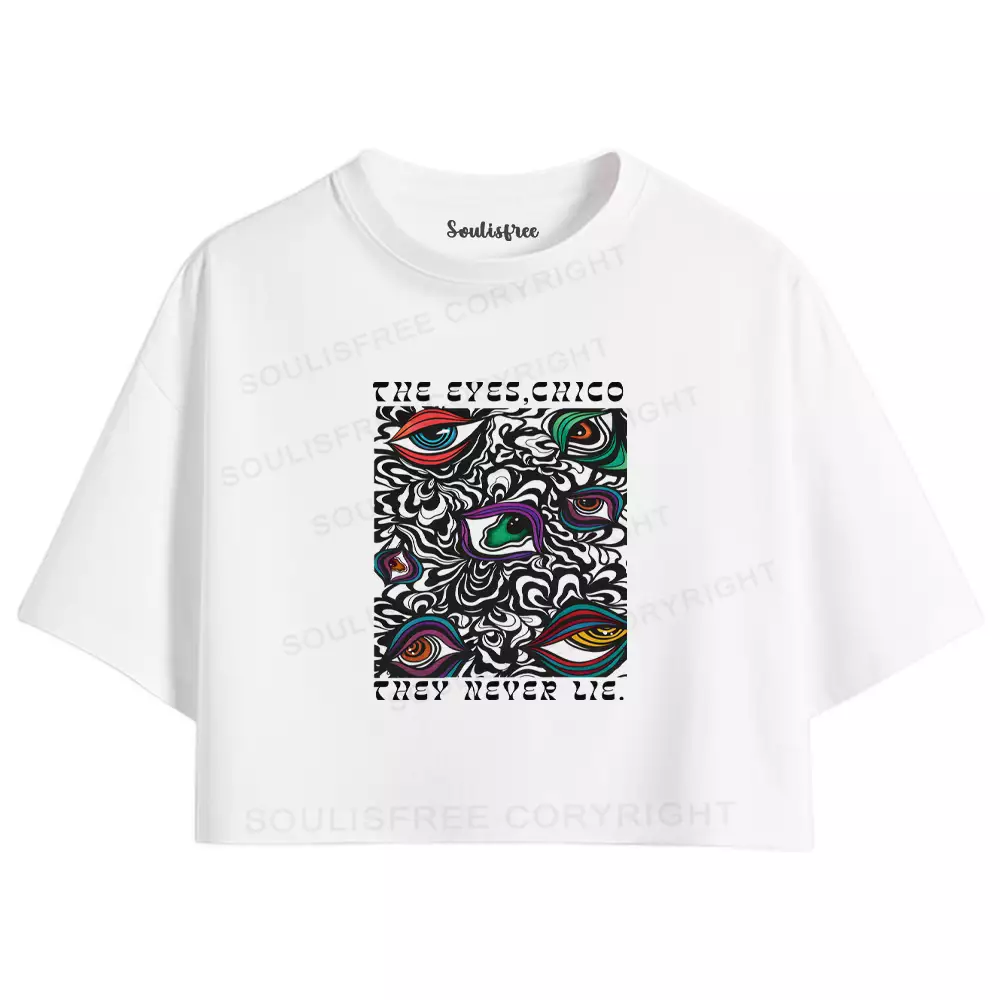 The Truth Is In Your Eyes Crop Top