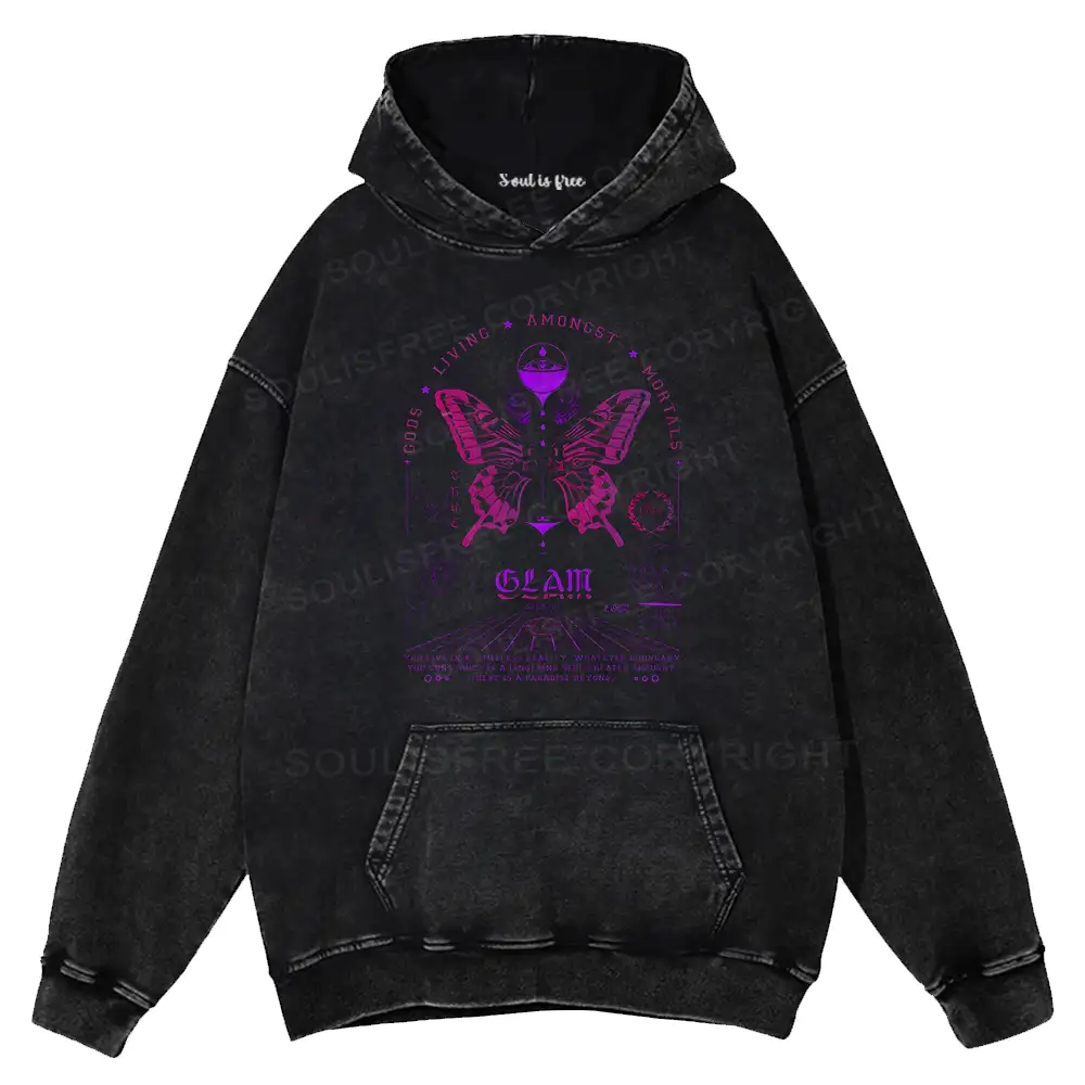 Gods Living Among Us Washed Hoodie
