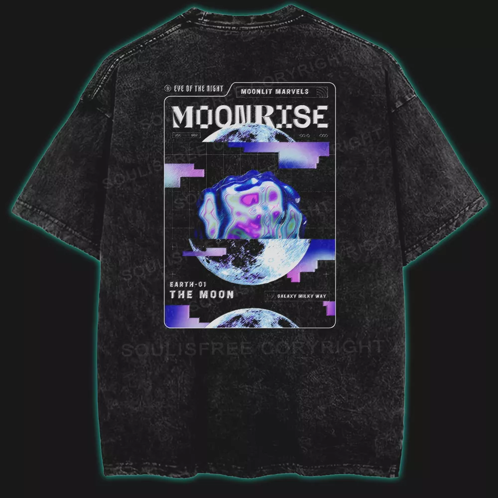 Moonrise Washed Space T-shirt