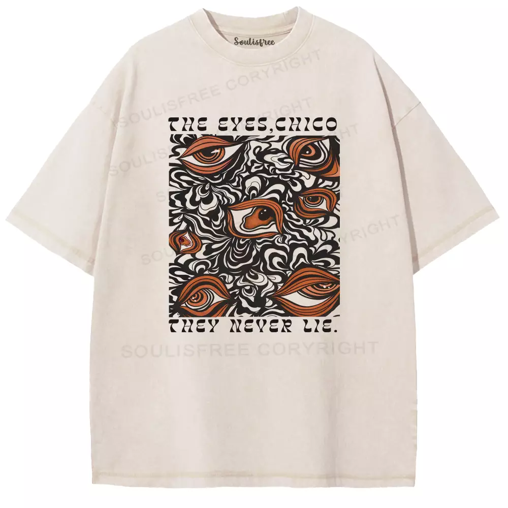 The Truth Is In Your Eyes 1 Washed T-shirt