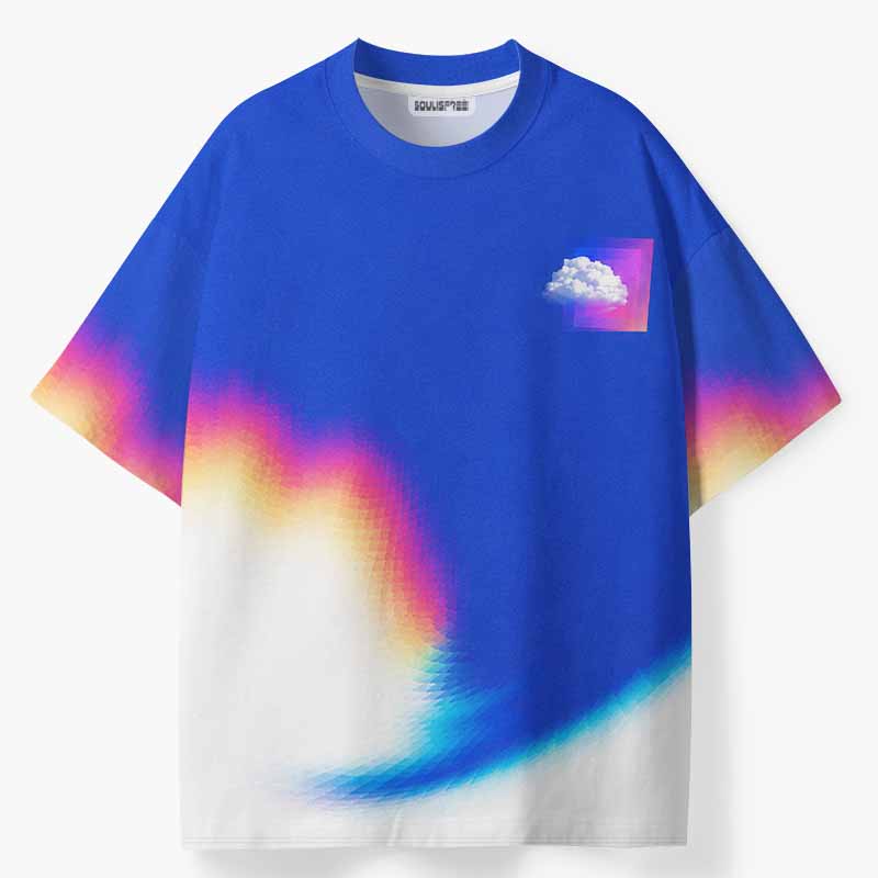 Soulisfree DIGITAL DAYDREAM ,REALITY CAN WAIT.  ECO‑PERF Graphic Tee