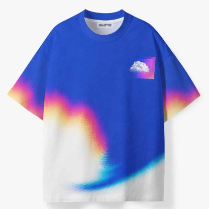 Soulisfree DIGITAL DAYDREAM ,REALITY CAN WAIT.  ECO‑PERF Graphic Tee