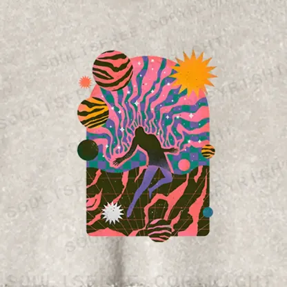 Dystopia 2 Washed Cropped Sweatshirt