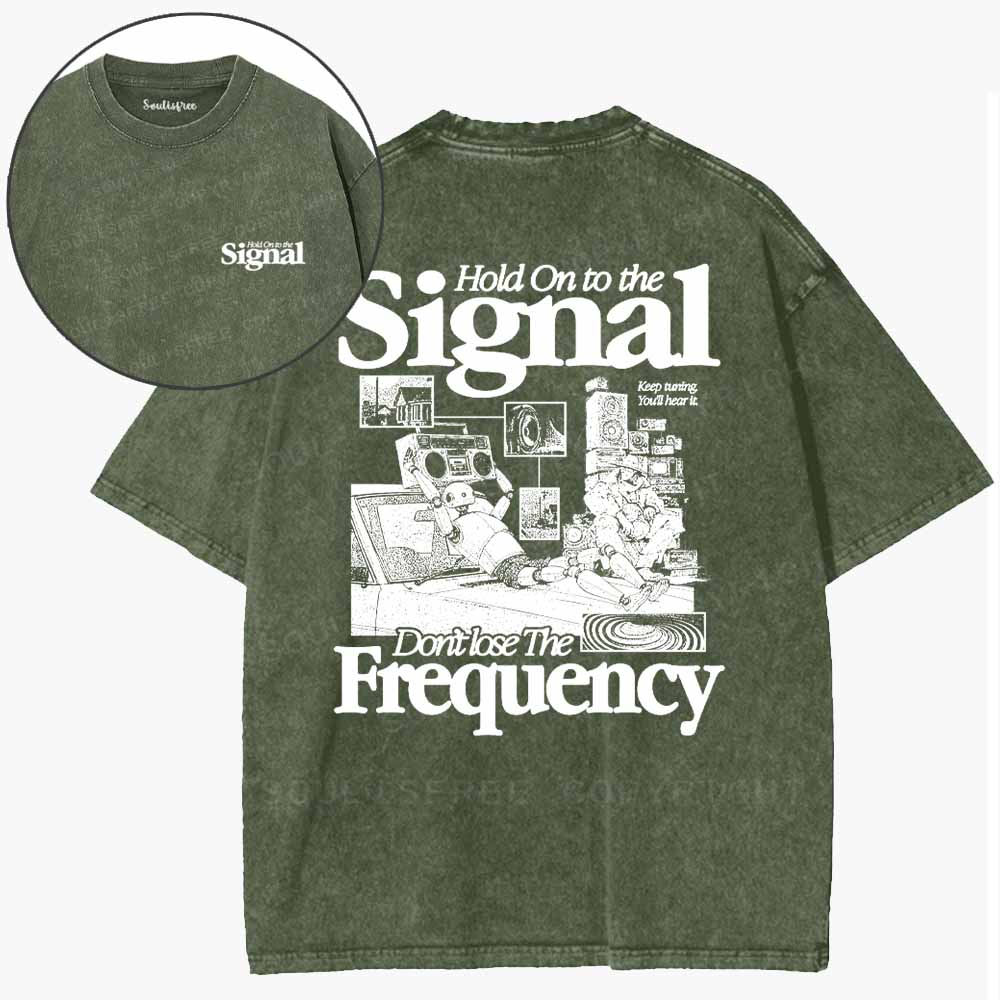 Soulisfree Don't Lose The Frequency Washed Tee