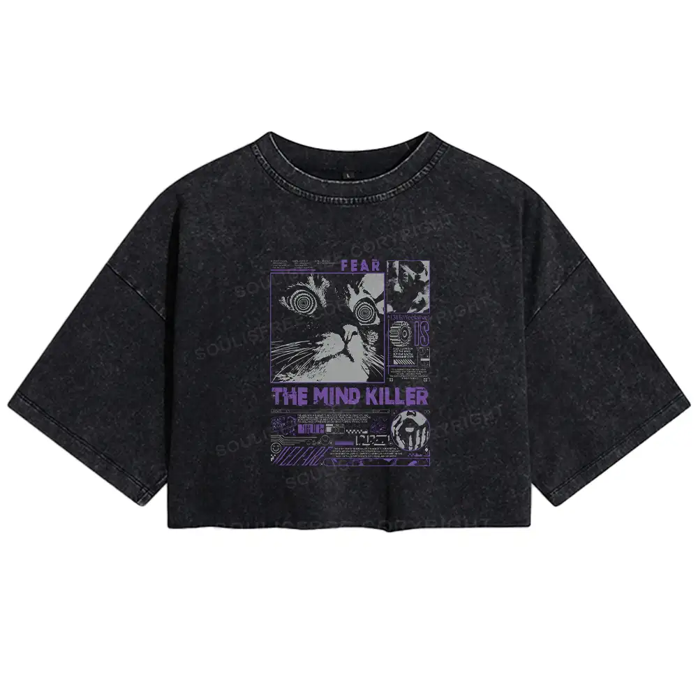 The Mind Killer Washed Crop T-shirt