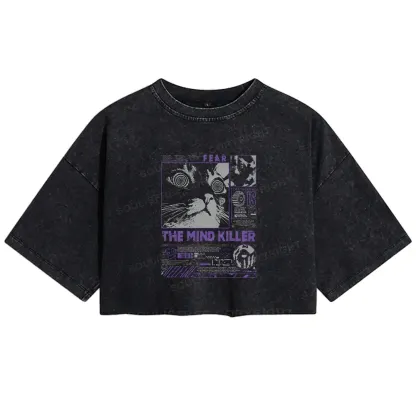 The Mind Killer Washed Crop T-shirt