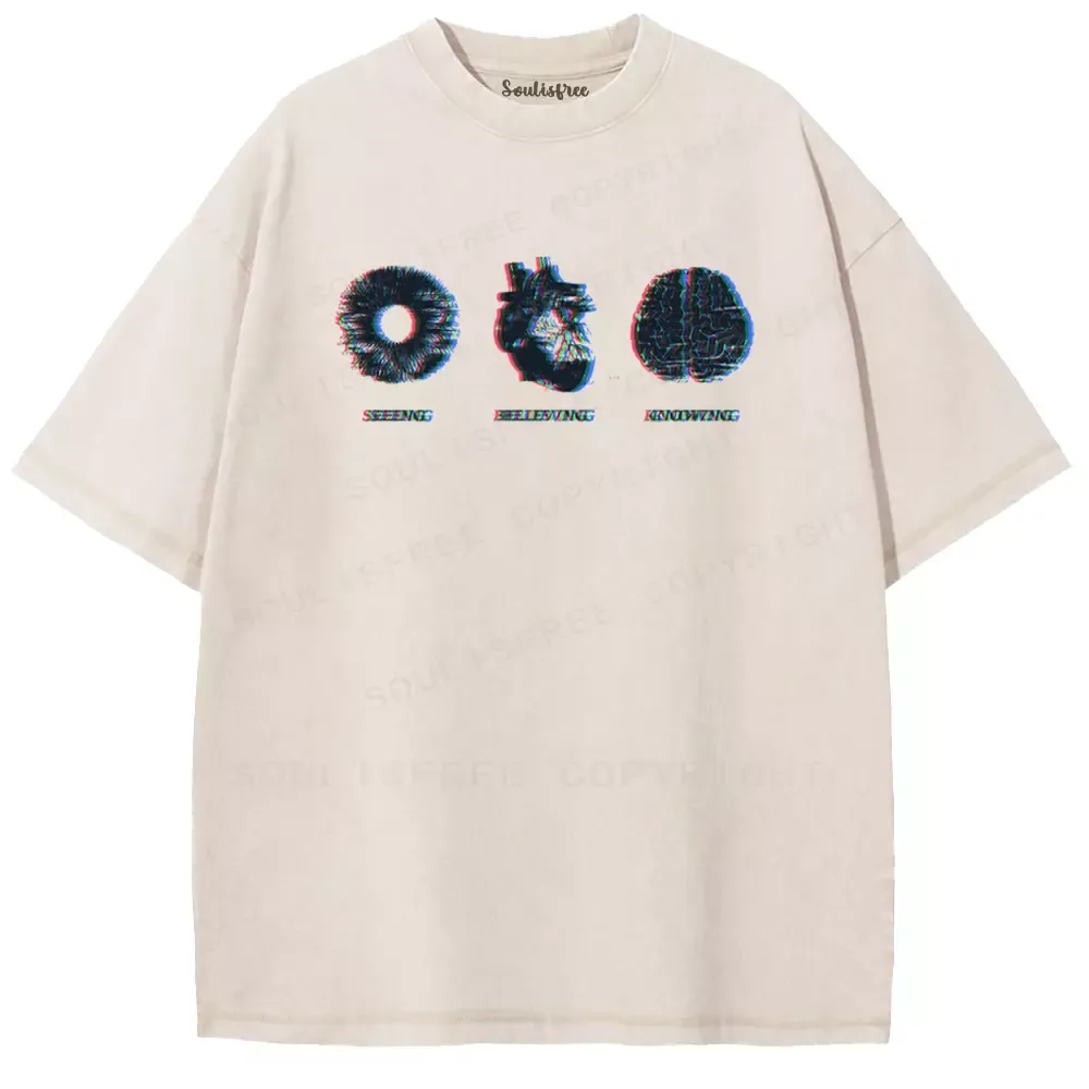 Soulisfree Eye, Heart, Mind: Three Ways of Truth Washed Tee