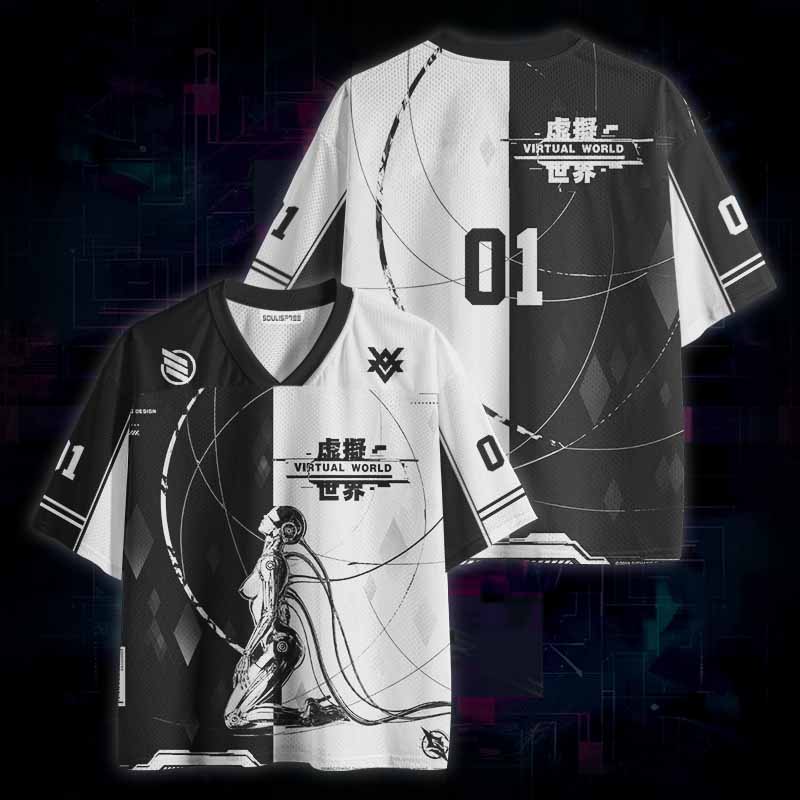 Soulisfree  VIRTUAL WORLD Mesh Jersey