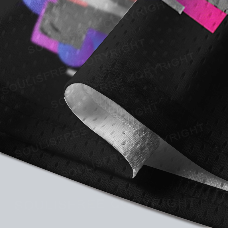 Soulisfree Vaporwave Distorted Statue Mesh Jersey