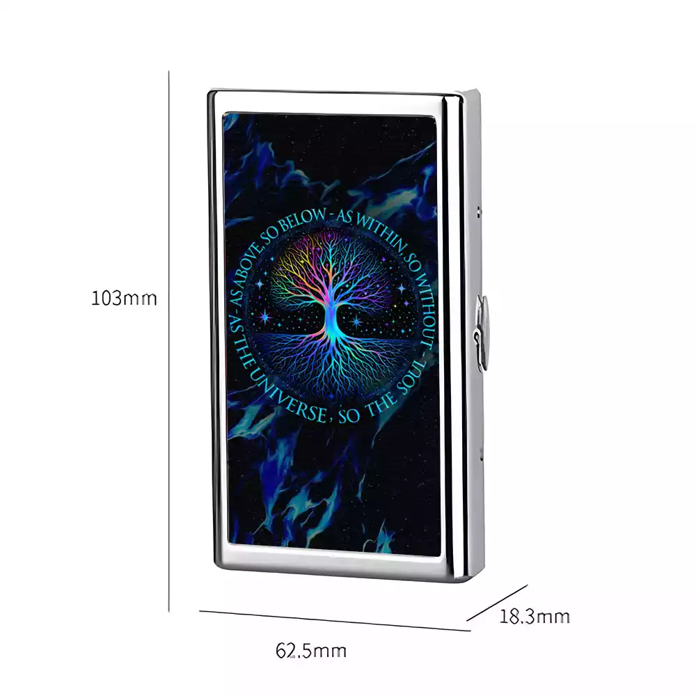 Soulisfree As Above, So Below Metal Pocket Case