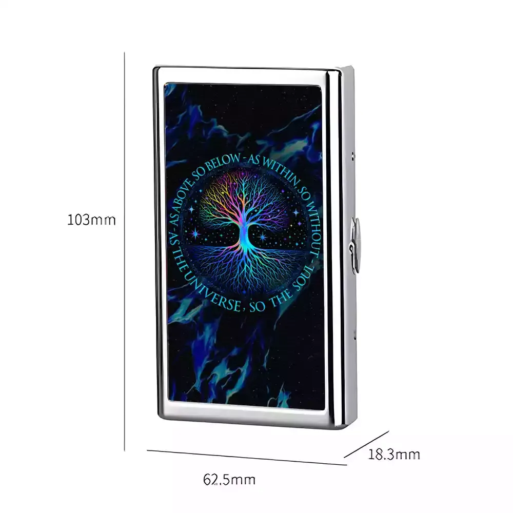 Soulisfree As Above, So Below Metal Pocket Case