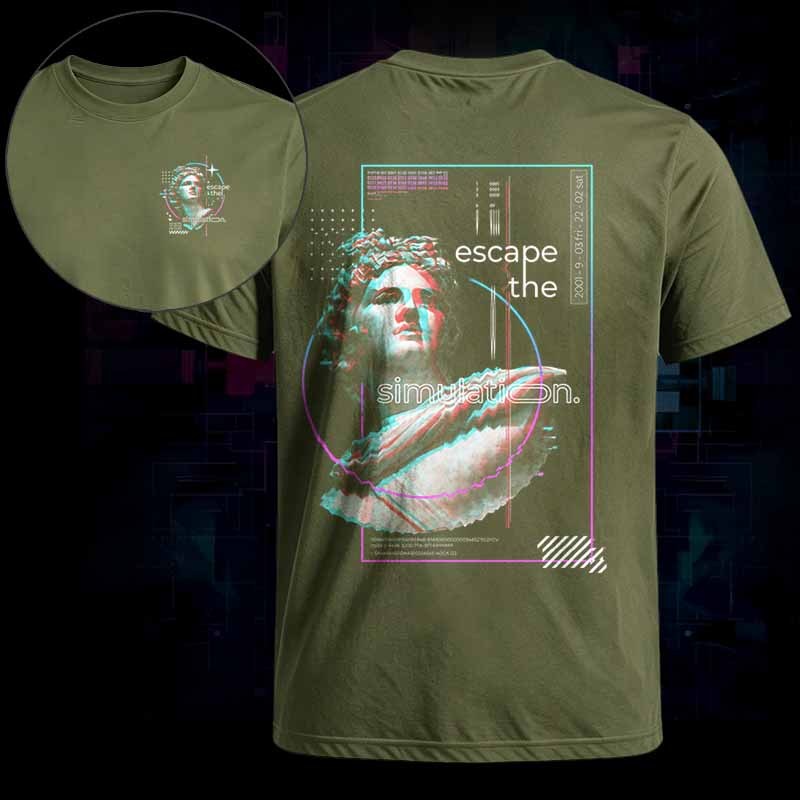 Soulisfree Escape The Simulation Classic Tee