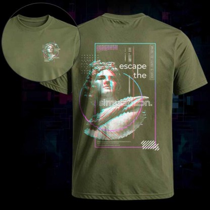 Soulisfree Escape The Simulation Classic Tee