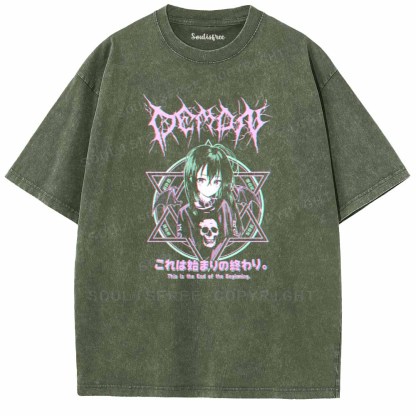 Soulisfree Thia ls  the End of the Beginning Washed Tee