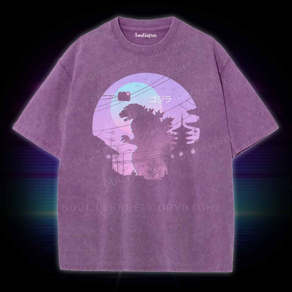 Soulisfree Godzilla Washed Tee