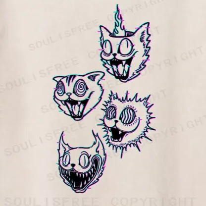 Soulisfree Chaos of Cheshire Spirits Washed Tee