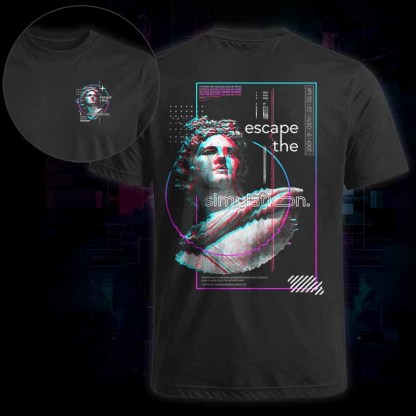 Soulisfree Escape The Simulation Classic Tee