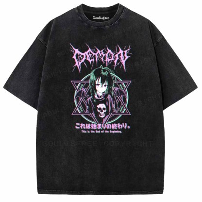 Soulisfree Thia ls  the End of the Beginning Washed Tee