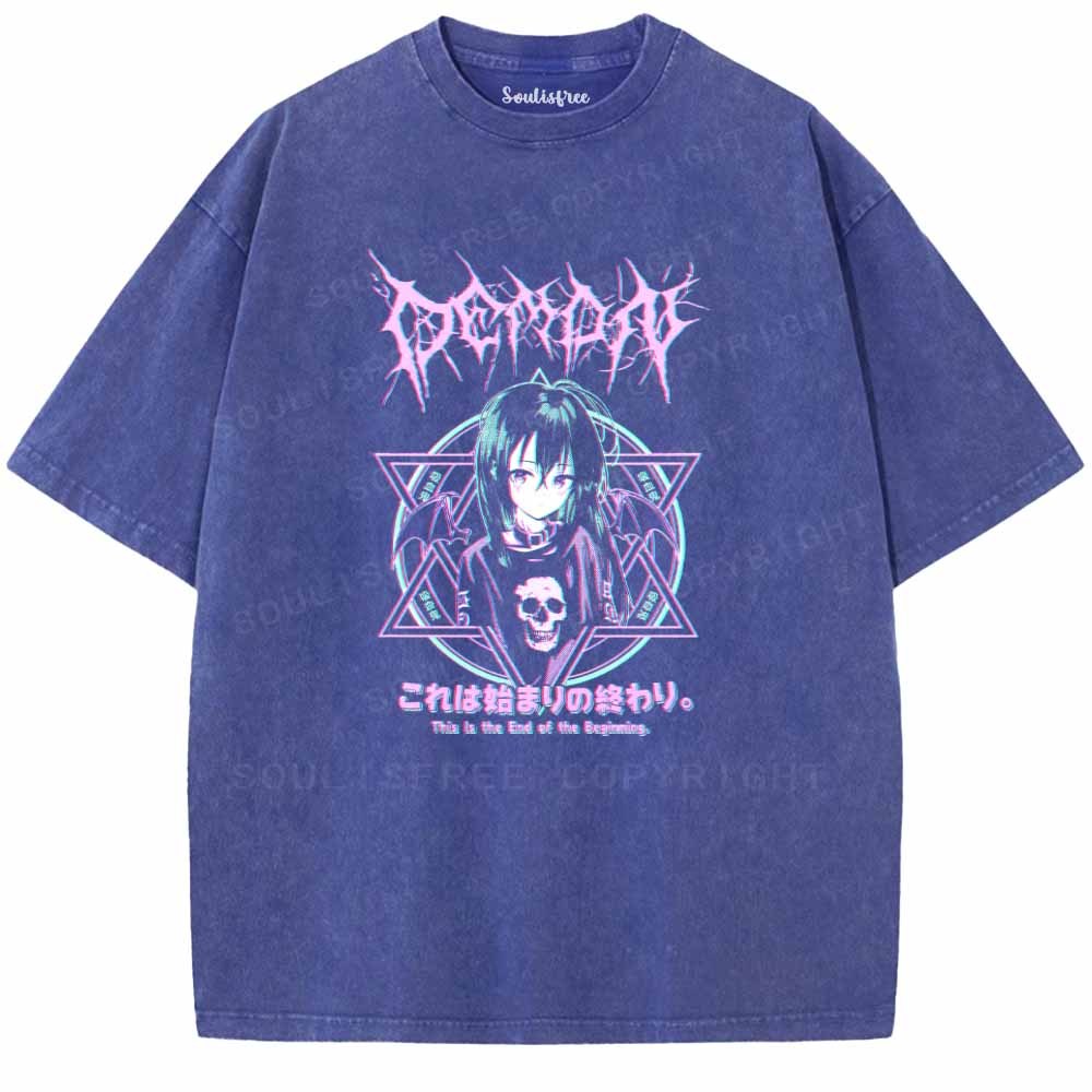 Soulisfree Thia ls  the End of the Beginning Washed Tee