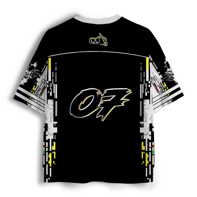 Soulisfree Don't Look Back Cyberpunk Mesh Jersey