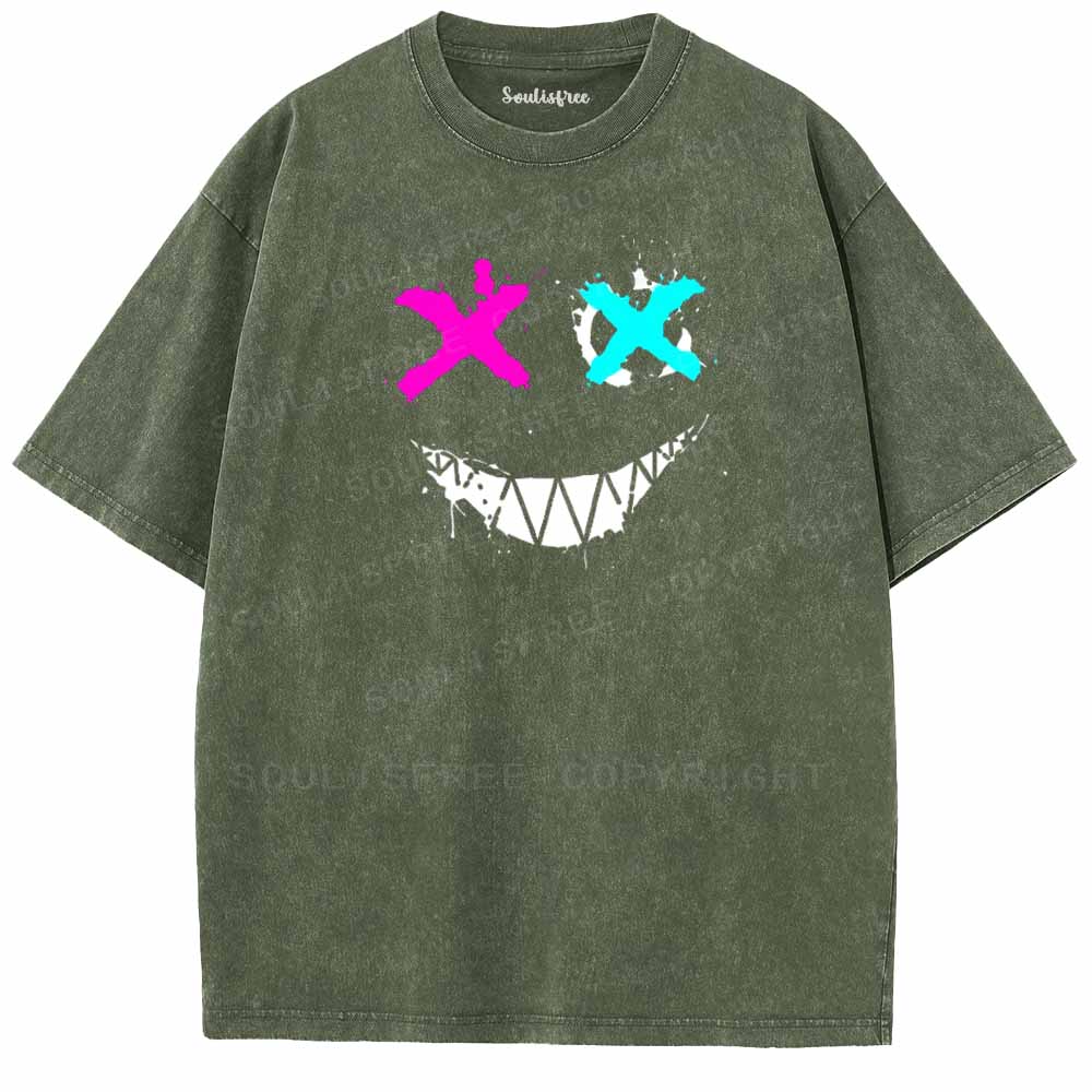 Soulisfree Smiley Washed Tee