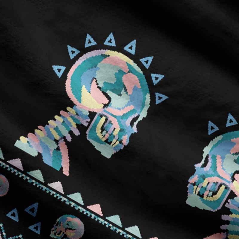 Soulisfree Where Life Meets Death Fuzzy Cardigan Sweater