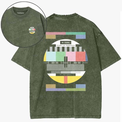 Soulisfree No Signal, No Problem Washed Tee
