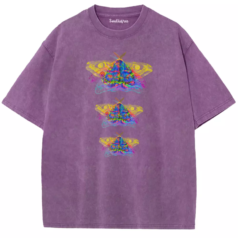 Soulisfree Spectrum of Flutter Washed Tee
