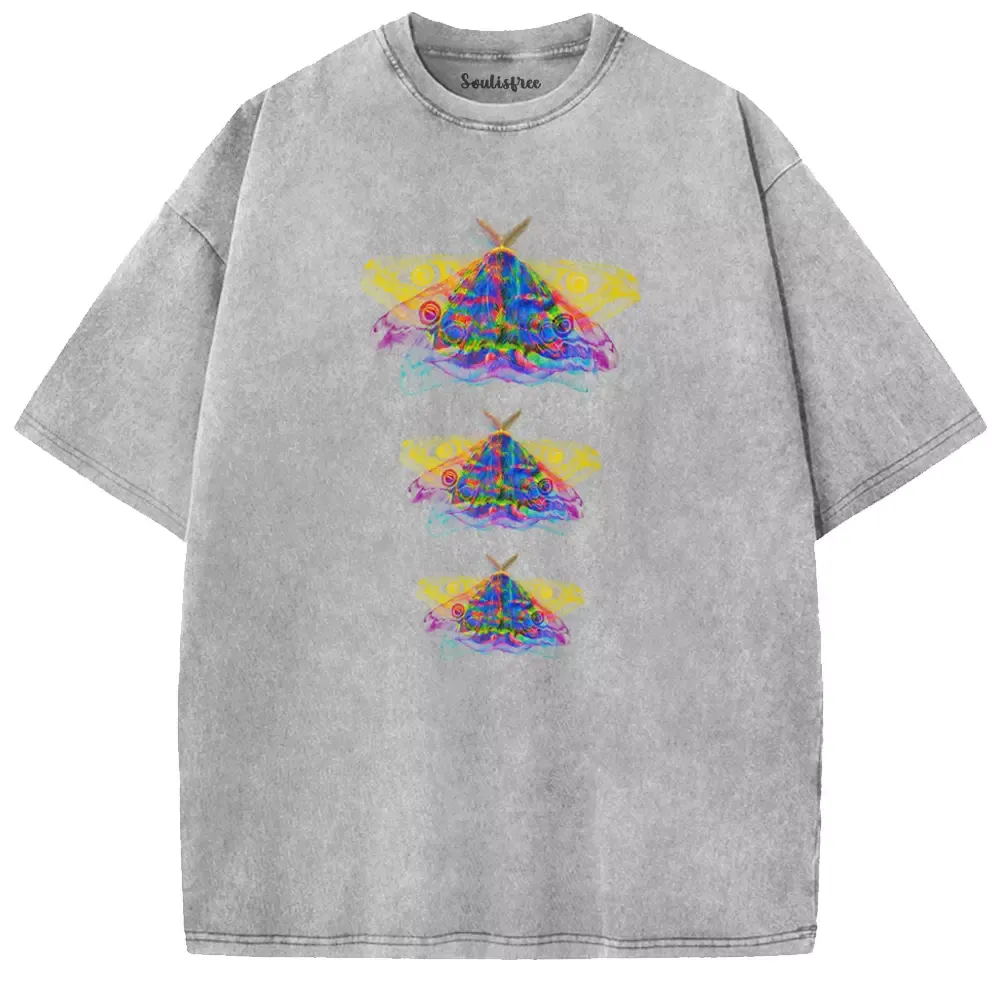 Soulisfree Spectrum of Flutter Washed Tee
