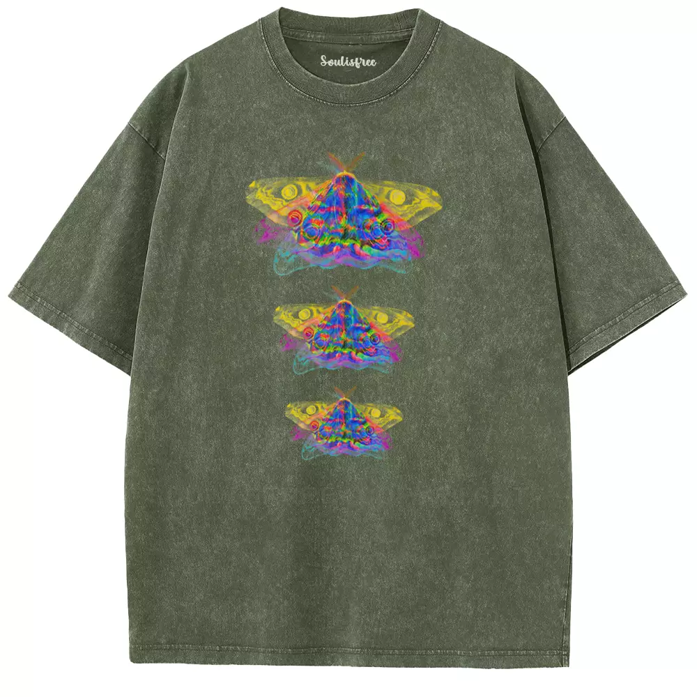 Soulisfree Spectrum of Flutter Washed Tee