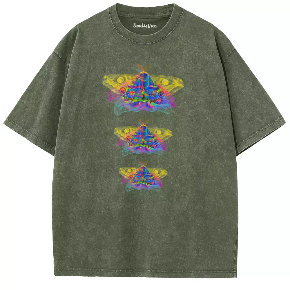 Soulisfree Spectrum of Flutter Washed Tee