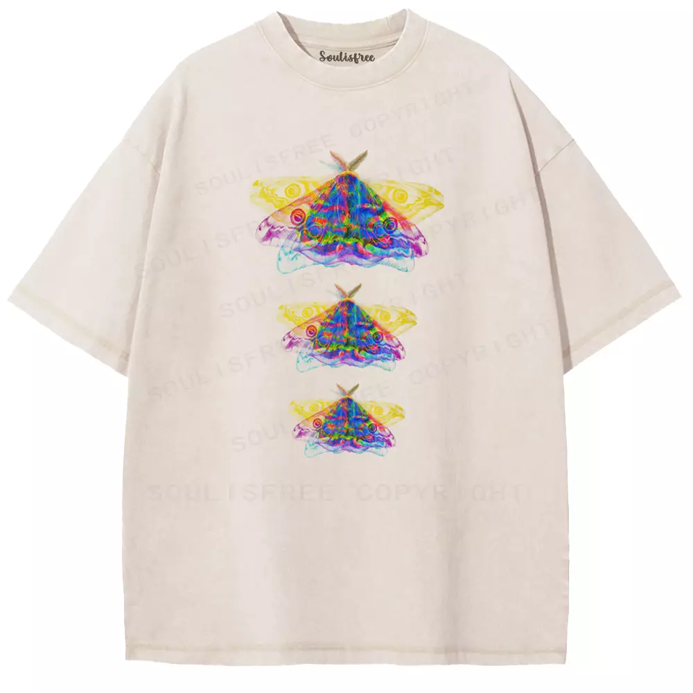 Soulisfree Spectrum of Flutter Washed Tee