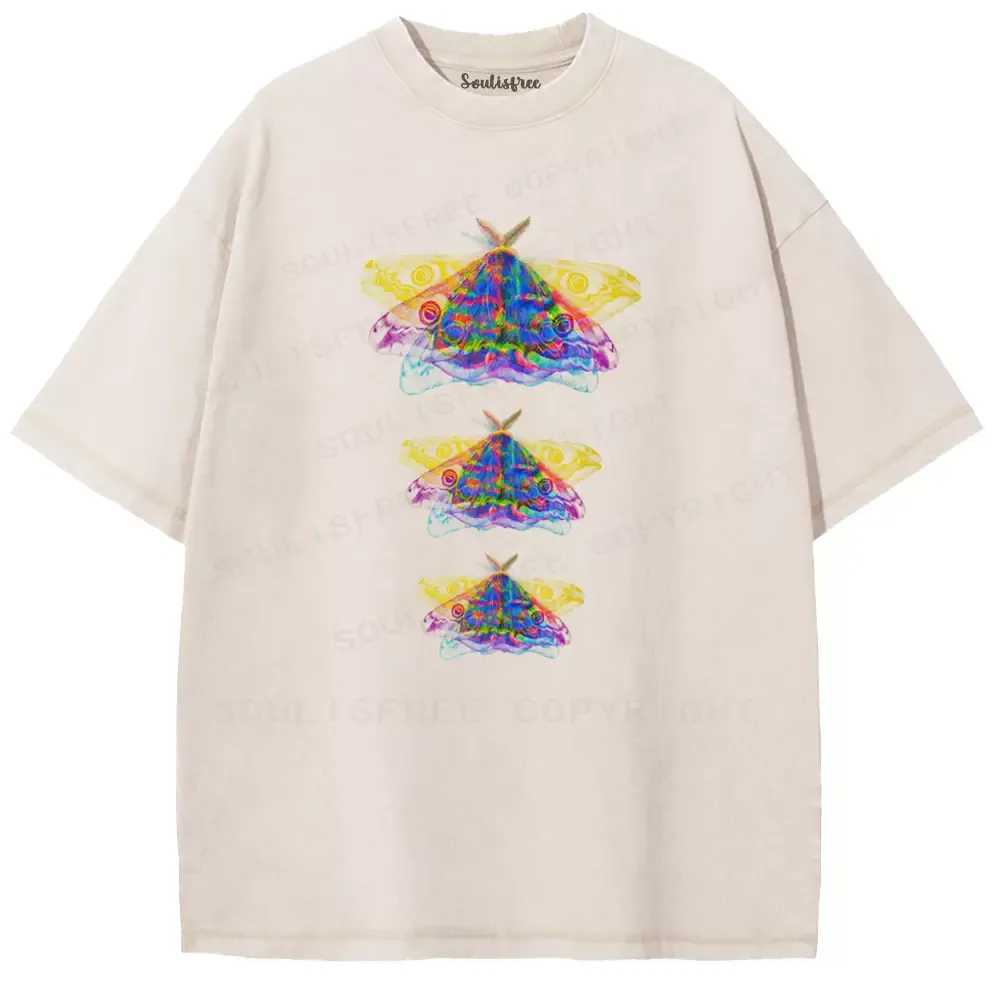 Soulisfree Spectrum of Flutter Washed Tee