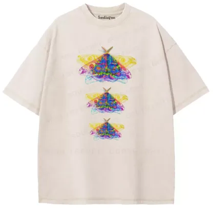 Soulisfree Spectrum of Flutter Washed Tee